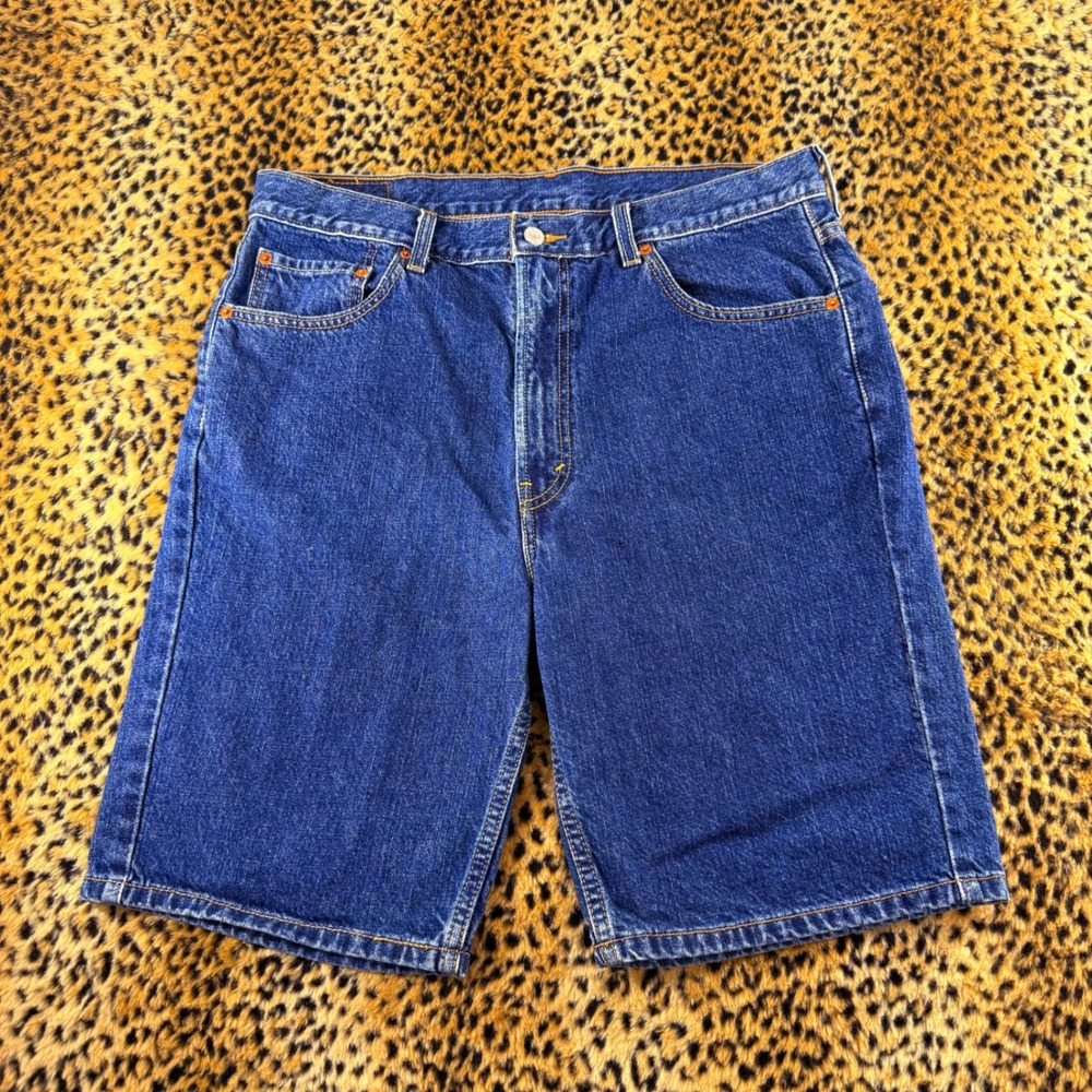 Vintage 90s Levis 505 Regular Fit Denim Shorts Blue W36 Mens Jean Shorts